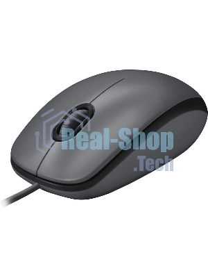 Мышь проводная Logitech M90 черный/серый, 1000 dpi, USB, кнопки - 3
