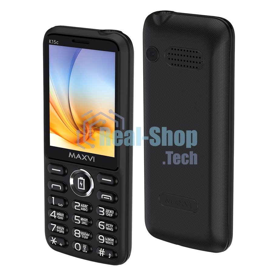 Мобильный телефон Maxvi K15c черный