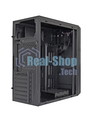 Компьютерный корпус Miditower ExeGate XP-332 Black, ATX, (XP600, Black,120мм), 2*USB, Audio