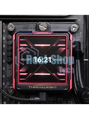 Система жидкостного охлаждения Thermalright Frozen Warframe ULTRA 360 ARGb Soc-AM5/AM4/1151/1200/2066/2011/1700 черный 4-pin 29.6dB Al LCD Ret (F-WFRAME-ULT-360-BL-ARGb)