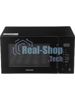 Микроволновая печь Samsung MG23T5018AK/BW черный, 23 л, 800 Вт, переключатели - сенсор