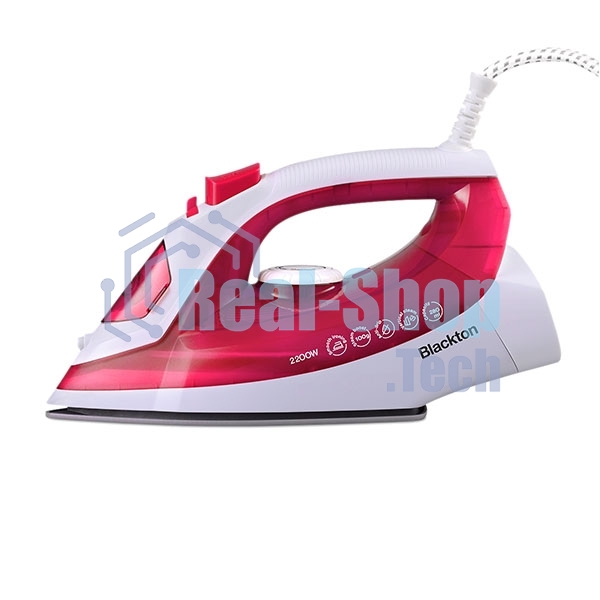 Утюг Blackton Bt SI3113 белый/красный, 2200 Вт, 20 г/мин, 100 г/мин, 280 мл