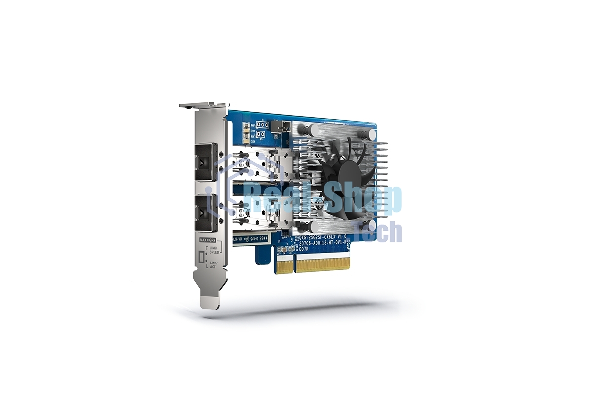 Двухпортовая сетевая карта QNAP Expansion Card 25 GbE SFP28, PCIe Gen4 x8