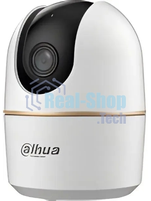 Мини-PT IP-видеокамера Dahua DH-IPC-H4AP-0360B с Wi-Fi 2.4ГГц 4Мп, 1/3” CMOS, объектив 3.6мм, видеоаналитика, ИК до 10м