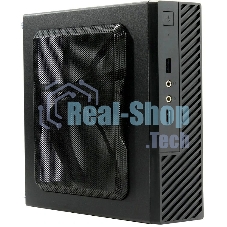 Компьютерный корпус Slim Case Powerman ME100S-BK front fan 4cm, 120W adapter, Mini ITX, VESA