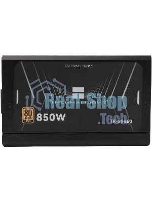 Блок питания Thermalright 850W 80+ Gold (ATX, 3.1, PCIe 5.1, Full modular, 1x24(20+4)pin 600мм, 2xCPU 8(4+4)pin 650мм, 2xPCIe*2 8(6+2)pin 650+150мм, 1x12VHPWR PCIe 5.1 12+4pin 600мм, 2xSATA*4 450+150+150+150мм, 1xMOLEX4pin*3 500+150+150мм, Active, 120x120мм, 150x140x86mm, APFC,)