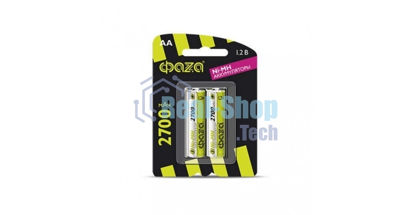 Элемент питания JazzWay аккумуляторный ФАZА AA 2700мА·ч Ni-MH