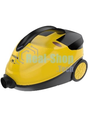 Пароочиститель Timberk T-STCF70 желтый, напольный, 2100 Вт, 200 г/мин, 1500 мл