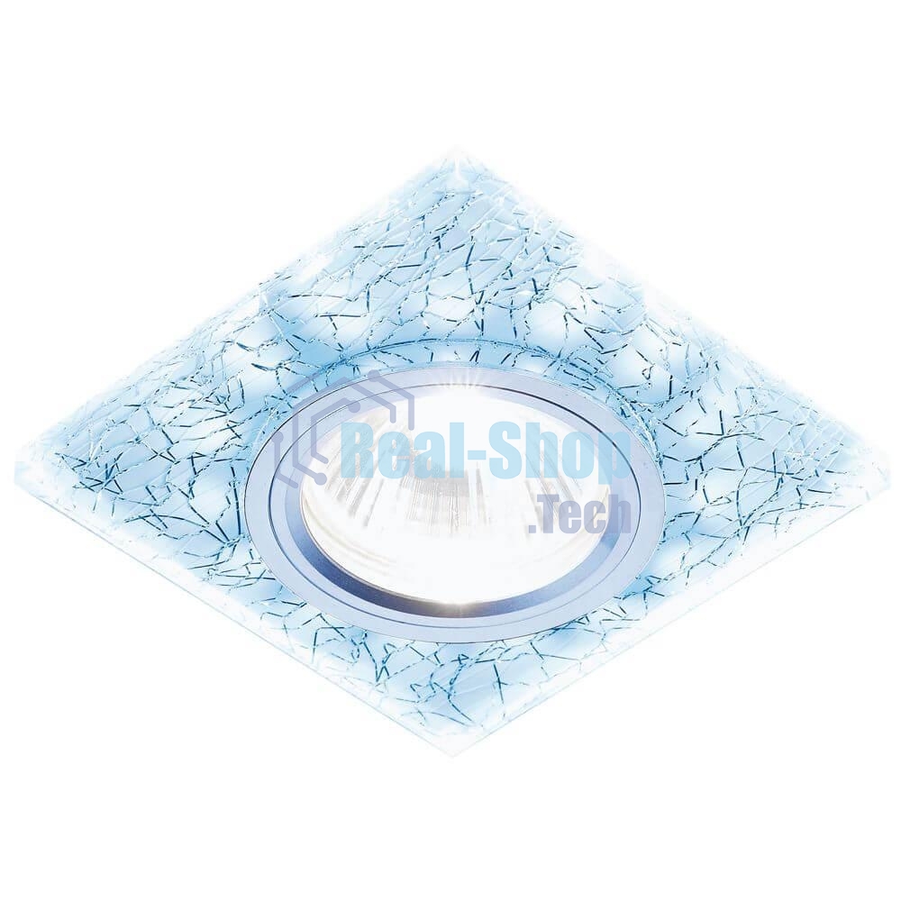 Встраиваемый точечный светильник S227 W/CH/C белый/серебро/MR16+3W(LED COLD)