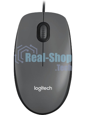 Мышь проводная Logitech M90 черный/серый, 1000 dpi, USB, кнопки - 3