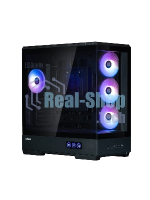 Компьютерный корпус ZALMAN P50 DS, ATX, черный, WINDOW, 2x3.5