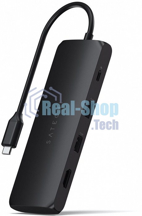 Док-станция (USB-хаб) Satechi ST-UCHSEK USB-C Hybrid Multiport Adapter (with SSD Enclosure M.2 SATA, 2xUSB 3.1, USB Type-C, HDMI), черный