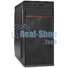 Компьютерный корпус Minitower ExeGate BAA-113-UNS400 (mATX, БП UNS400 с вент. 12см, 2*USB, аудио, черный)