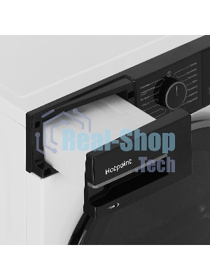 Сушильная машина Hotpoint TDSH 85V B белый, 8 кг, сушка - тепловой насос, программ - 15, 59.7 x 84.6 x 56 см