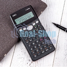 Калькулятор научный Deli ED-100MS черный 12-разр.
