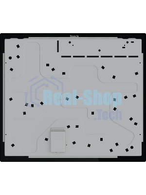 Варочная панель Gorenje ECT642BCSCE, 59 см, Hi-Light, 4 конфорки, таймер, сенсорное управление, шлифованный передний край, PowerBoost, дисплей, блокировка от детей, черный