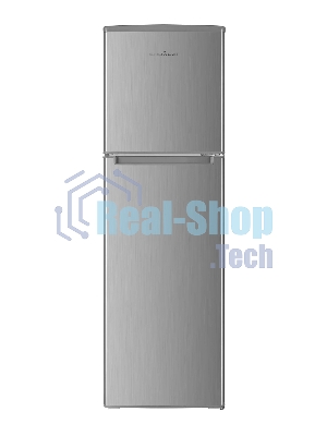 Холодильник SNOWCAP RDD-170 S серебристый двухкамерный 121/45л морозилка сверху