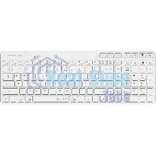 Клавиатура A4Tech Fstyler FBK27C AS белый USB беспроводная BT/Radio slim Multimedia (FBK27C AS)