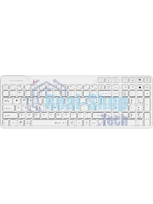 Клавиатура A4Tech Fstyler FBK27C AS белый USB беспроводная BT/Radio slim Multimedia (FBK27C AS)