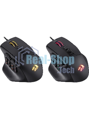 Мышь проводная REDRAGON Aatrox черный, 12400 dpi, USB, кнопки - 15
