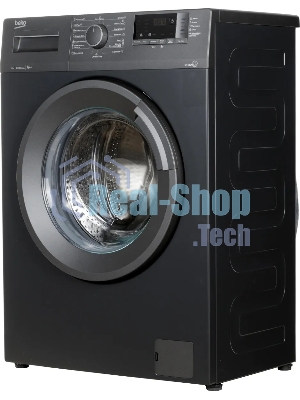 Стиральная машина Beko WSRE6512ZAA черный, загрузка фронтальная 6 кг, 1000 об/мин., класс: А