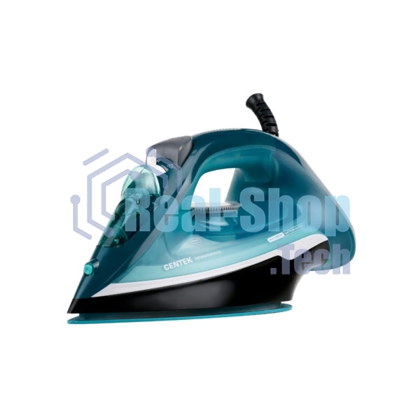 Утюг Centek CT-2324 OLYMPIC бирюзовый, 2800 Вт, 190 г/мин, 350 мл