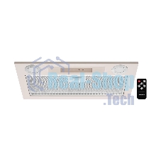 Вытяжка встраиваемая Kuppersberg INLINEA 52 Beige, ширина 52 см, отвод/рециркуляция, 850 м3/час, электронное сенсорное управление, таймер, пульт ДУ, 3 скорости, светодиодное освещение 2х3,5 Вт, металлический жироулавливающий фильтр, угольный фильтр С6С (опция), 42 дБ, кремовый