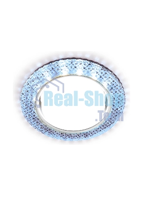 Встраиваемый точечный светильник G296 CL/CLD хром/прозрачный GX53+3W(LED COLD)