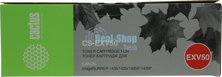 Картридж лазерный Cactus CS-EXV50RU C-EXV50 черный (17600 стр.) для Canon IR 1400 series/1435/1435i/1435iF/1435P