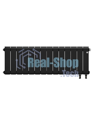 Радиатор биметаллический Royal Thermo Infinity 300 Noir Sable VR80 - 14 секц.
