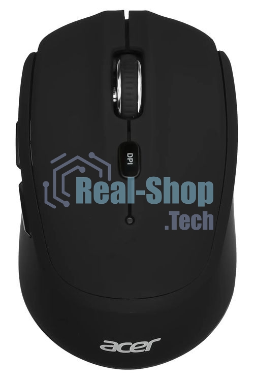 Мышь беспроводная Acer OMR040 черный, 1600 dpi, радиоканал, USB, кнопки - 6