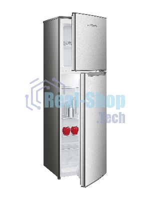 Холодильник SNOWCAP RDD-170 S серебристый двухкамерный 121/45л морозилка сверху