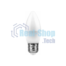Лампа светодиодная Feron LB-97 7W 230V E27 2700K свеча