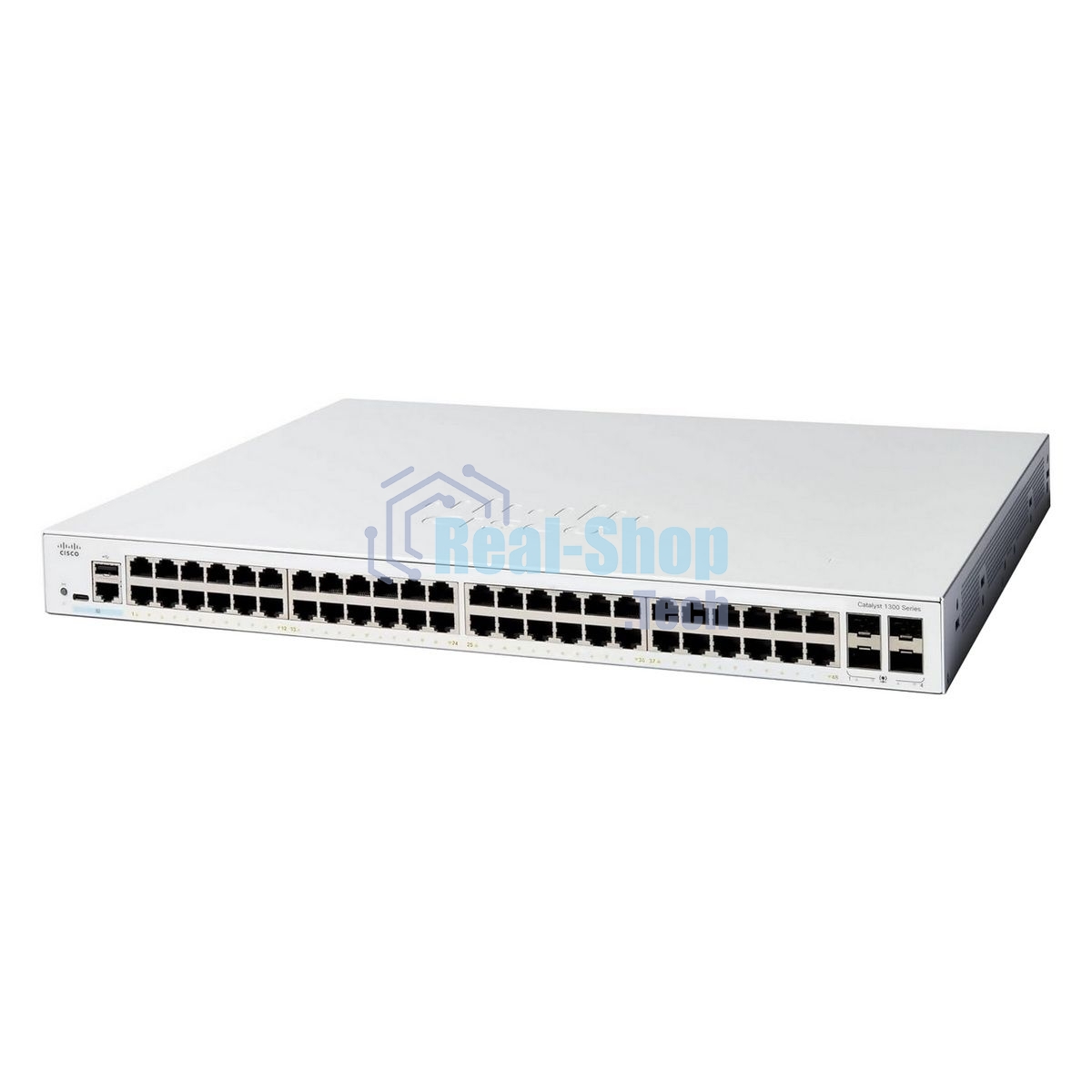 Коммутатор Cisco Catalyst C1300-48T-4G, 48×1 Гбит/с, 4×1 Гбит/с SFP