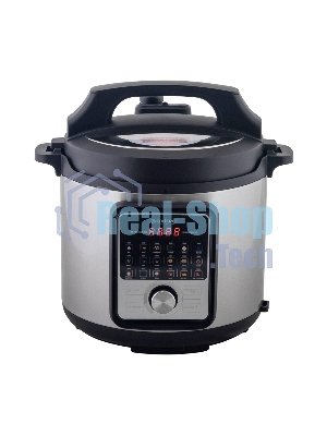 Мультиварка-скороварка Endever Vita-141 черный/стальной, 6.0 л, 1300 Вт, механическое, 18 программ