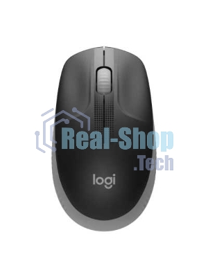 Мышь беспроводная Logitech M190 черный/серый, 1000 dpi, радиоканал, USB, кнопки - 3