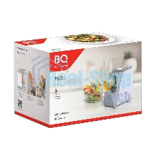 Овощерезка BQ CH1010, 150 Вт, 5 сменных насадок, белый/серый