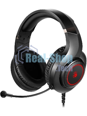 Гарнитура Bloody G220S чёрный, проводная, подсветка