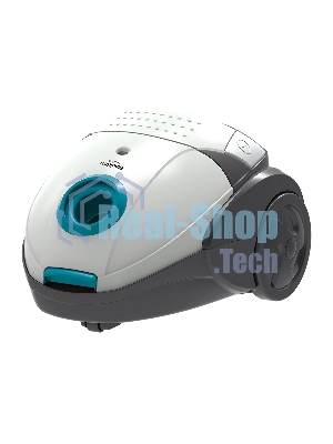 Пылесос Blackton Bt VC1401B белый/голубой, 350/1400 Вт, уборка сухая, пылесборник мешок 1.5 л