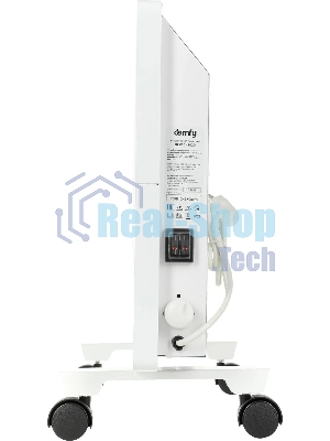 Конвектор электрический Domfy DCW-CH1020 белый, 2000 Вт, 30 м2, термостат