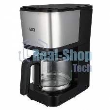 Кофеварка капельная BQ CM2007 стальной/черный, исп. кофе - молотый, 1.25 л, 750 Вт