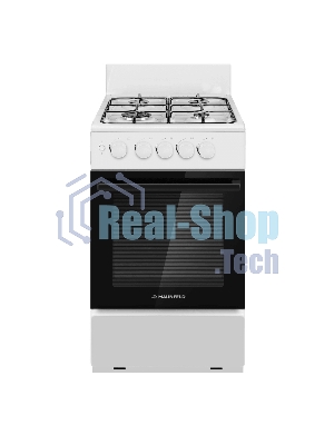 Плита газовая Maunfeld MGC50GEW08 белый, конфорок 4 шт, духовка 59 л, 50 см x 88 см x 65 см