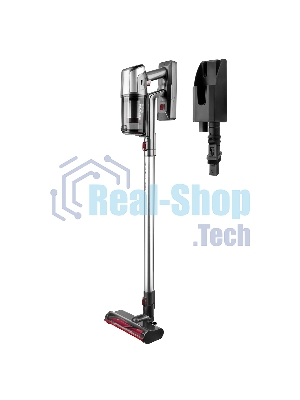 Пылесос вертикальный BRAYER BR4265 серый, питание от аккумулятора, 320 Вт, уборка сухая, пылесборник 0.5 л