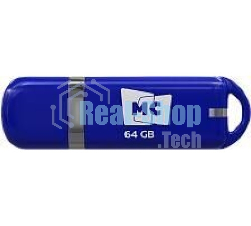Флешка USB MORE CHOICE МФБ64 Blue (4620202558954), 64GB, USB 3.0, R/W 25/15, синий