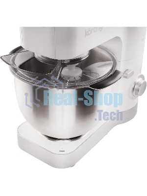 Кухонная машина Korting KKM 0105 Polar мощность 1200 Вт, 7 насадок (планетарный миксер с 3-мя насадками, мясорубка, насадка для колбас, насадка для кеббе, насадка-блендер), объем чаши 5.5 л, 8 скоростей, импульсный режим, механическое управление, белый