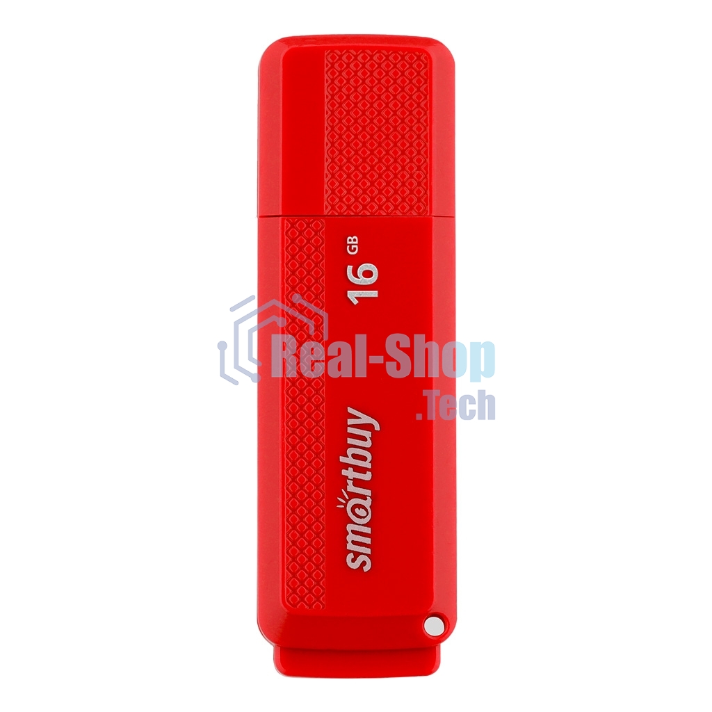 Флешка USB Smartbuy Dock Red (SB16GbDK-R), 16Gb, USB 2.0, R/W 15/5, красный
