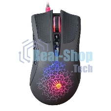 Мышь проводная A4Tech Bloody A90 черный, 6200 dpi, USB, кнопки - 8