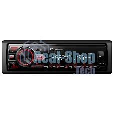 Автомагнитола Pioneer MVH-85UB, 1 DIN, USB Type-A, AUX, съёмная панель