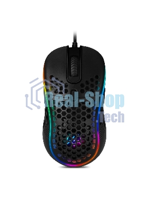 Игровая мышь SVEN RX-G860 чёрная (8 кнопок, 12800 dpi, USB, RGB подсветка )