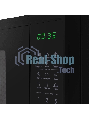 Микроволновая печь Maunfeld MFSMO720EB07 черный, 20 л, 700 Вт, переключатели - сенсор